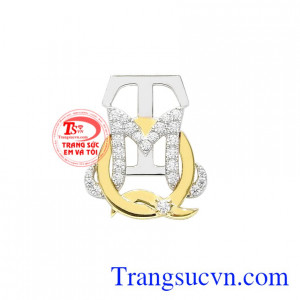 Mặt dây chữ phong cách