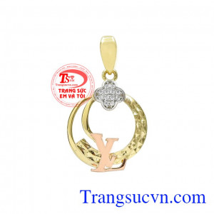 Mặt dây đẹp vàng tây