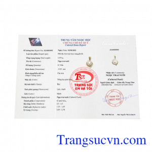 Mặt dây ngọc trai nữ tính