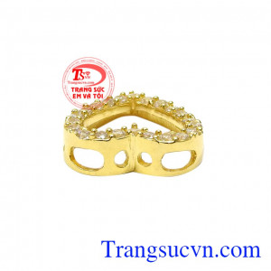 Mặt dây trái tim dễ thương nhận đặt chế tác theo yêu cầu.