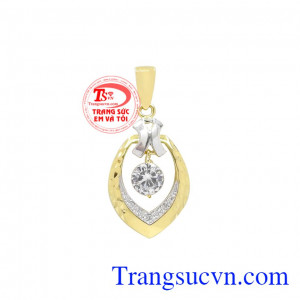 Mặt dây vàng tây sang trọng