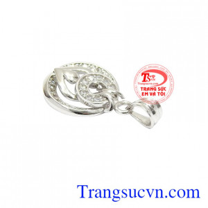 Mặt dây vàng trắng hoàn mỹ đẹp