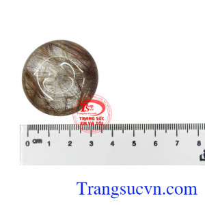 Đây là một trong những sản phẩm được rất nhiều khách hàng yêu thích và lựa chọn. Mặt đồng xu thạch anh tóc đẹp