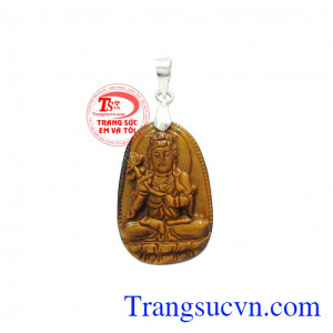 Mặt phật tuổi ngọ bọc bạc