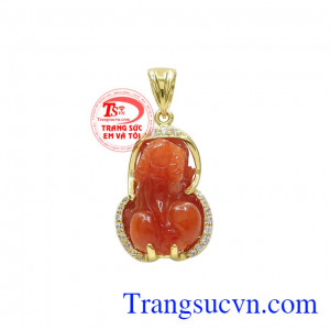 Mặt tỳ hưu cẩm thạch bình an