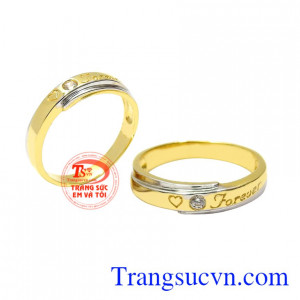 Cặp nhẫn cưới này sẽ giúp cho ngày trọng đại của đôi lứa thêm phần ý nghĩa và tràn ngập hạnh phúc hơn.