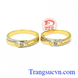 Sản phẩm sẽ là sự lựa chọn hoàn hảo dành cho những cặp đôi theo phong cách nhẹ nhàng và không quá phô trương.