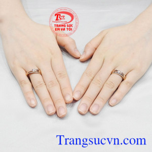 Nhẫn cưới vàng cam kết ngọt ngào