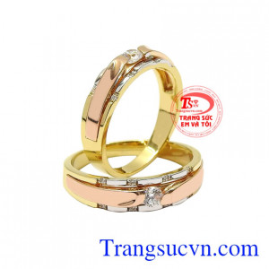 Do đó nhẫn cưới vàng cam kết ngọt ngào sẽ là sự lựa chọn hoàn hảo dành cho các cặp vợ chồng.