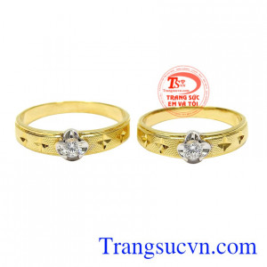 Đôi nhẫn cưới này sẽ khiến cho ngày vui của đôi lứa thật hoàn hảo và ý nghĩa hơn.