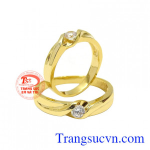 Nhẫn cưới vàng tây vĩnh cửu sự lựa chọn hoàn hảo dành cho bạn.