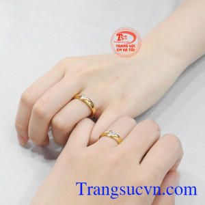 Nhẫn cưới vàng tây vĩnh cửu