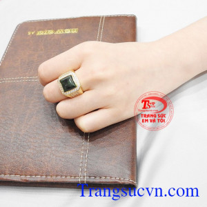 Nhẫn nam cẩm thạch mạnh mẽ