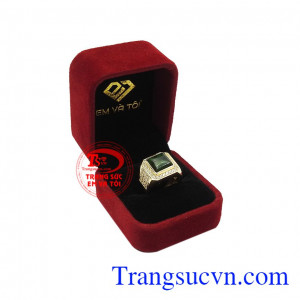 Nhẫn nam cẩm thạch mạnh mẽ nhận chế tác theo yêu cầu. Sản phẩm bảo hành uy tín, giao hàng toàn quốc.