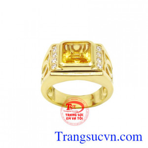 Đá thạch anh vàng là viên đá biểu tượng cho sự giàu sang, hưng thịnh và cát tường.