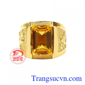 Chiếc nhẫn này sẽ là sự lựa chọn hoàn hảo dành cho những người mang mệnh Thổ và Kim.