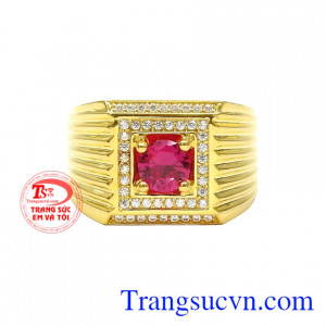 Với chỉ một chiếc nhẫn thôi các chàng trai đã có thể tự tin thể hiện cá tính và nổi bật hơn rồi.