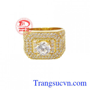 Nhẫn nam vàng tây thành đạt món quà giá trị và ý nghĩa để dành tặng cánh mày râu.