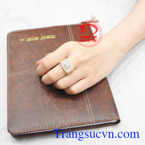 Nhẫn nam vàng tây thành đạt