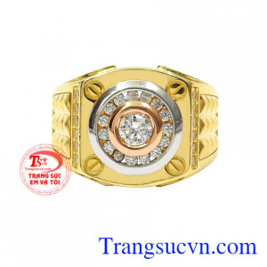 Nhẫn vàng phái mạnh xu hướng giao hàng tận nơi.