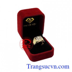 Nhẫn vàng phái mạnh xu hướng chất lượng.