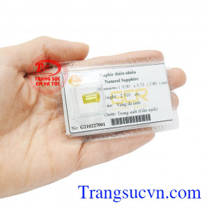 Nhờ vào những năng lượng tích cức từ đá saphir mang đến sẽ giúp chủ nhân gặp may mắn trong kinh doanh và buôn bán. Viên sapphire thiên nhiên tài lộc