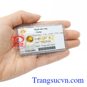 Thạch anh vàng là viên đá được nhiều người biết đến là biểu tượng của sự phú quý, thịnh vượng.