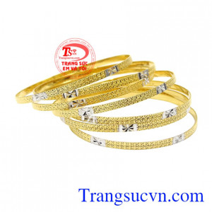 Vòng tuần vàng cao cấp vàng 10k nhập khẩu Italy thanh toán an toàn.