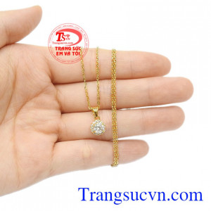 Bộ mặt dây nữ trang nhã 10k.