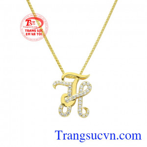 Sản phẩm bảo hành uy tín, giao hàng toàn quốc. Bộ trang sức chữ TH vàng tây