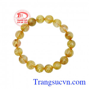 Chuỗi thạch anh tóc đẹp 11 ly có nhiều ý nghĩa trong phong thủy và sức khỏe. 