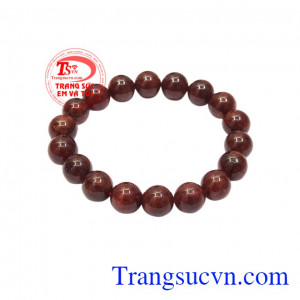 Chuỗi thạch anh tóc đỏ 11 ly