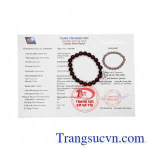 Sản phẩm vừa có tác dụng trong phong thủy, vừa có tác dụng về hỗ trợ điều trị, cải thiện sức khỏe. Chuỗi thạch anh tóc đỏ mệnh hỏa