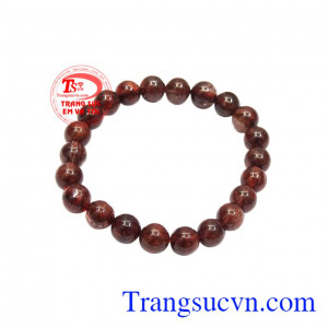 Chuỗi thạch anh tóc đỏ mệnh hỏa