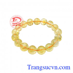 Chuỗi thạch anh vàng đẹp 12 ly