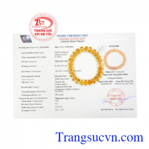 Chuỗi thạch anh vàng thịnh vượng là món quà tặng ý nghĩa cho người thân và bạn bè. 