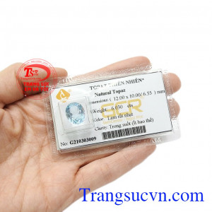 Sản phẩm thích hợp bọc vàng hoặc bọc bạc. Đá topaz giá rẻ