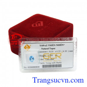Đá topaz hợp mệnh thủy và mộc mang đến tài lộc, vận may cho chủ nhân.