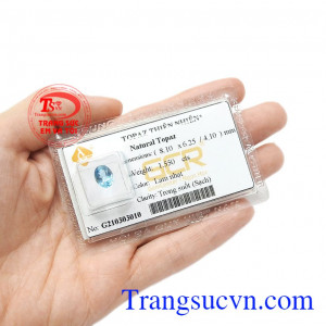 Topaz là loại đá được mệnh danh là đá thức tỉnh nội tâm. Đá topaz hợp mệnh thủy và mộc