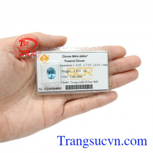 Loại đá này được biết đến với những công dụng hỗ trợ điều trị một số bệnh. Đá Zircon thiên nhiên kiểu đẹp
