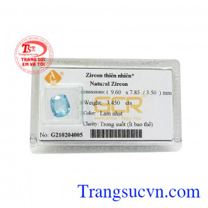 Đá Zircon thiên nhiên kiểu đẹp