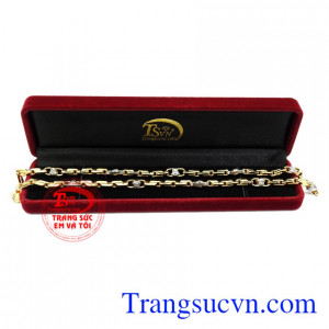 Dây chuyền ấn tượng vàng tây 10k