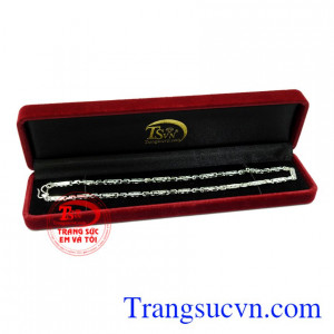 Dây chuyền bạc trẻ em xu hướng 
