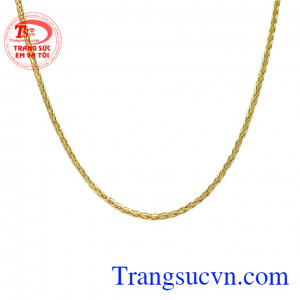 Sản phẩm phù hợp làm quà tặng cho phái đẹp. Dây chuyền Italya 18k