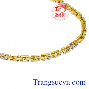 Dây chuyền nam mạnh mẽ vàng tây nhận đặt chế tác theo yêu cầu.