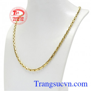 Từng chi tiết chế tác tỉ mỉ toát lên vẻ nam tính, mạnh mẽ. Dây chuyền nam thời trang ấn tượng