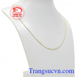 Dây chuyền nữ sợi mềm mại đẹp tạo nên nét đẹp nhẹ nhàng, duyên dáng, quyến rũ và thời trang
