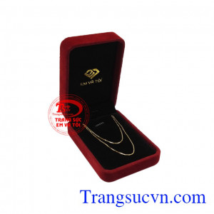 Dây chuyền nữ sợi mềm mại đẹp