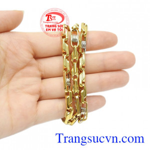 Dây chuyền thành đạt vàng tây đẹp.