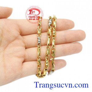 Dây chuyền thời trang nam ấn tượng đẹp.